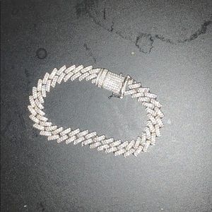 Sterling Silver  Cuban Bracelet